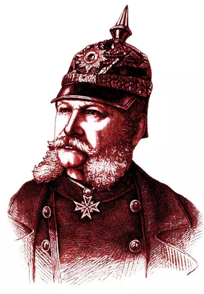Drawing of a german pickelhaube