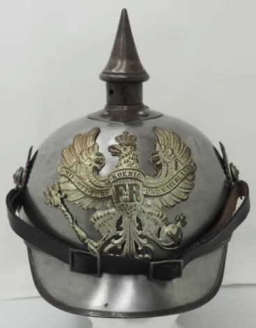 Prussian Kürassier Model 1915 Enlisted &amp;quot;Lobstertail&amp;quot; Pickelhaube Visuel