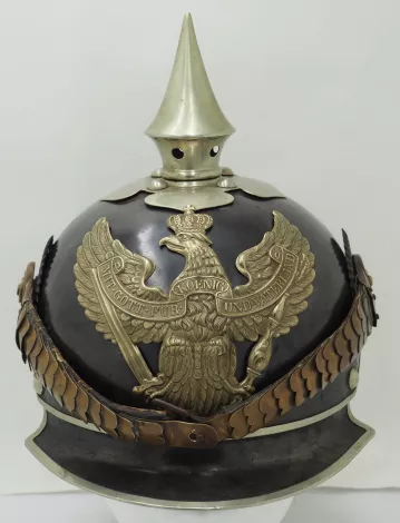 Prussian 7th Jäger Zu Pferd Enlisted Pickelhaube Visuel