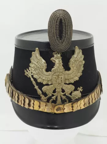 Prussian Luftschiffer or Telegrapher Officer Shako Visuel