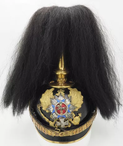 Brunswick 92nd Infantry Officer Pickelhaube &amp;quot;Running Horse&amp;quot; Visuel
