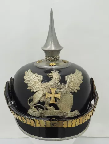 Baden 14th Pioneer Officers Pickelhaube Visuel