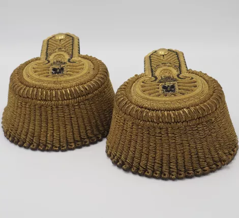 Prussian StaatsBeamte Pair of Epaulets - General&amp;#039;s Rank Visuel