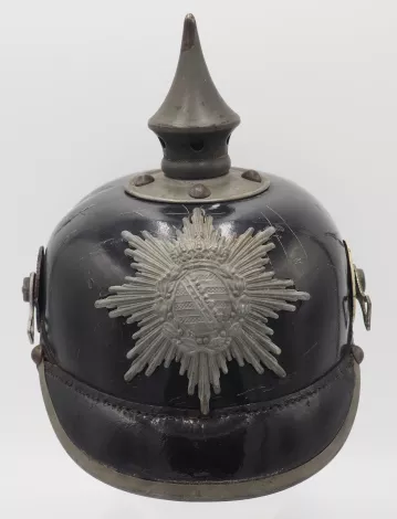 Saxon Model 1915 Enlisted Infantry Pickelhaube Visuel