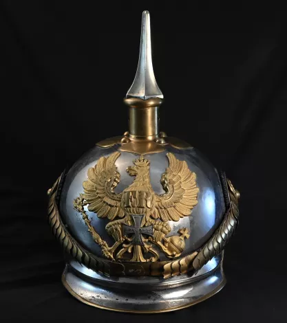 Prussian Reserve Line Kürassier Offcier&amp;#039;s Pickelhaube Visuel