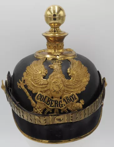 Prussian 2nd Foot Artillery Officer Pickelhaube Visuel