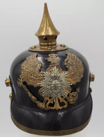 Saxe Thuringen 153rd Infantry Regiment Enlisted Pickelhaube Visuel