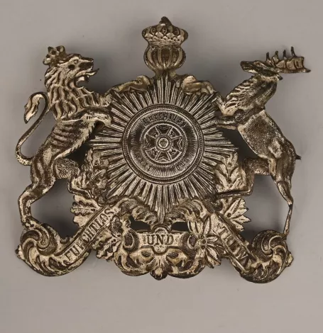 Württemberg 26th Dragoon Enlisted Pickelhaube Frontplate Visuel