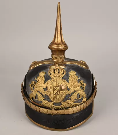 Bavarian Infantry Officer Pickelhaube - MINT Visuel
