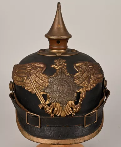 Prussian Garde Infantry Enlisted Einjahrfreiwiliger Pickelhaube Visuel