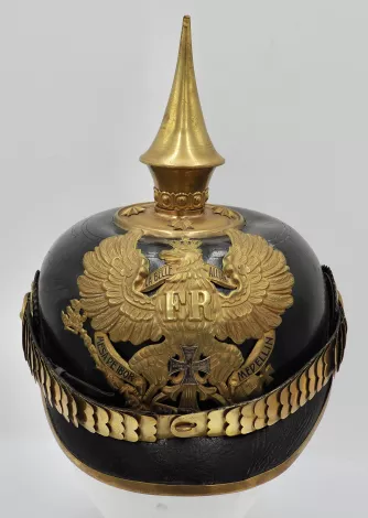 Prussian 88th Infantry Regiment - 2nd Nassau. Landwehr Officer Pickelhaube Visuel