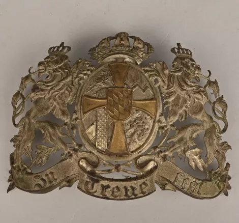 Bavarian Silver -large size- Reserve Officers Frontplate Visuel