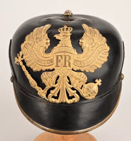Prussian Infantry or Artillery Officer Pickelhaube Shell Visuel