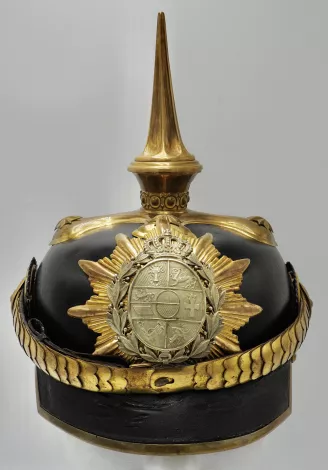 Mecklenburg 17th Dragoon Officer Pickelhaube Visuel