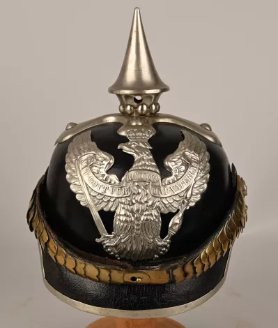 Prussian Silver Enlisted Dragoon Pickelhaube Visuel