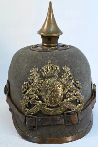 Bavarian Ersatz Felt Pickelhaube Visuel