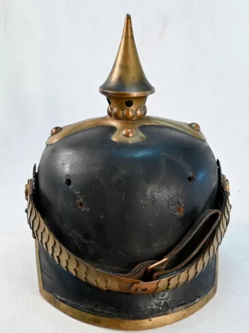 Prussian LandGendarme Enlisted Pickelhaube - Case Visuel