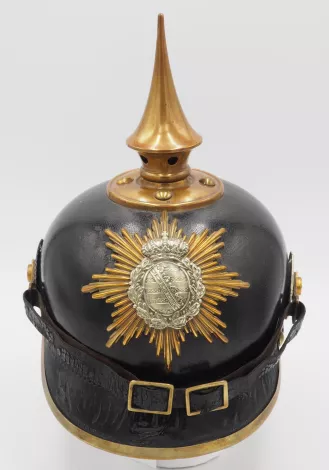 Saxon Infantry Enlisted EingentumsHelm &amp;quot;Pickelhaube&amp;quot; Visuel