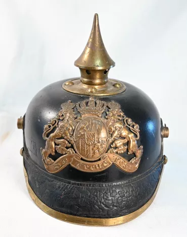 Bavarian Enlisted Infantry Pickelhaube Visuel