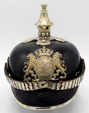 Imperial Saxe-Coburg-Gotha police commander Pickelhaube Visuel