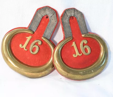Bavarian Model 1873 Infantry Officer Epaulets Visuel