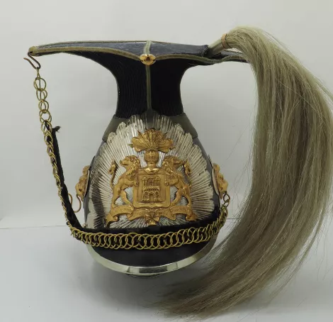 Hamburg State Militia Uhlan Officers Tschapka Visuel