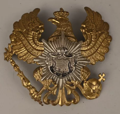 Oldenburg Enlisted Pickelhaube Frontplate - Original Visuel