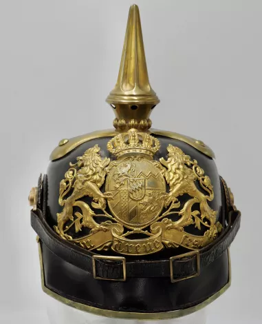 Bavarian Private Purchase Enlisted/NCO Infantry Pickelhaube Visuel