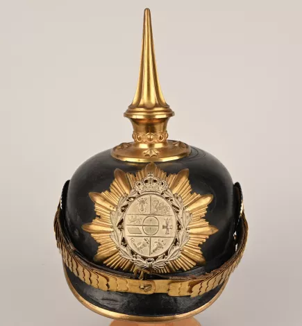 Mecklenburg Schwerin Infantry Officer Pickelhaube Visuel